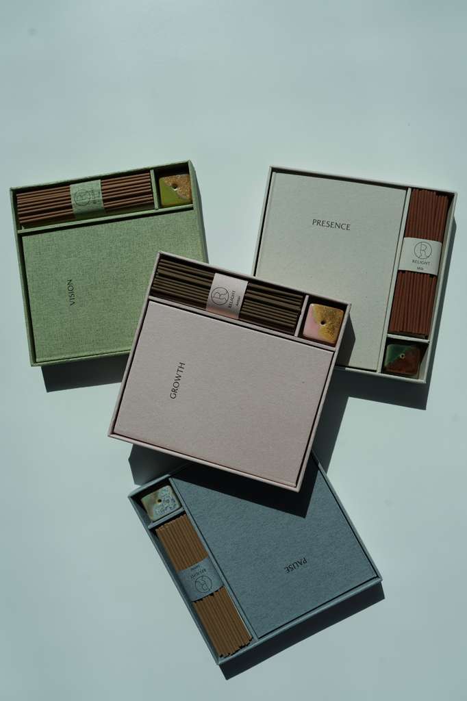 Ritual 04 · Presence — Journal & Incense Gift Set