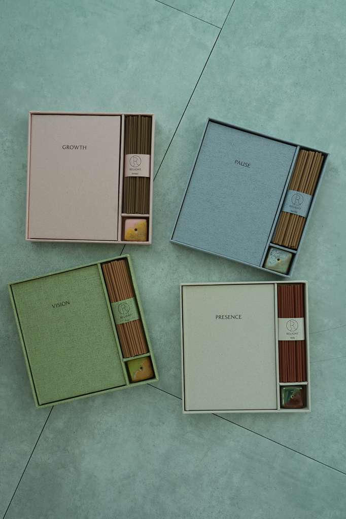 Ritual 04 · Presence — Journal & Incense Gift Set