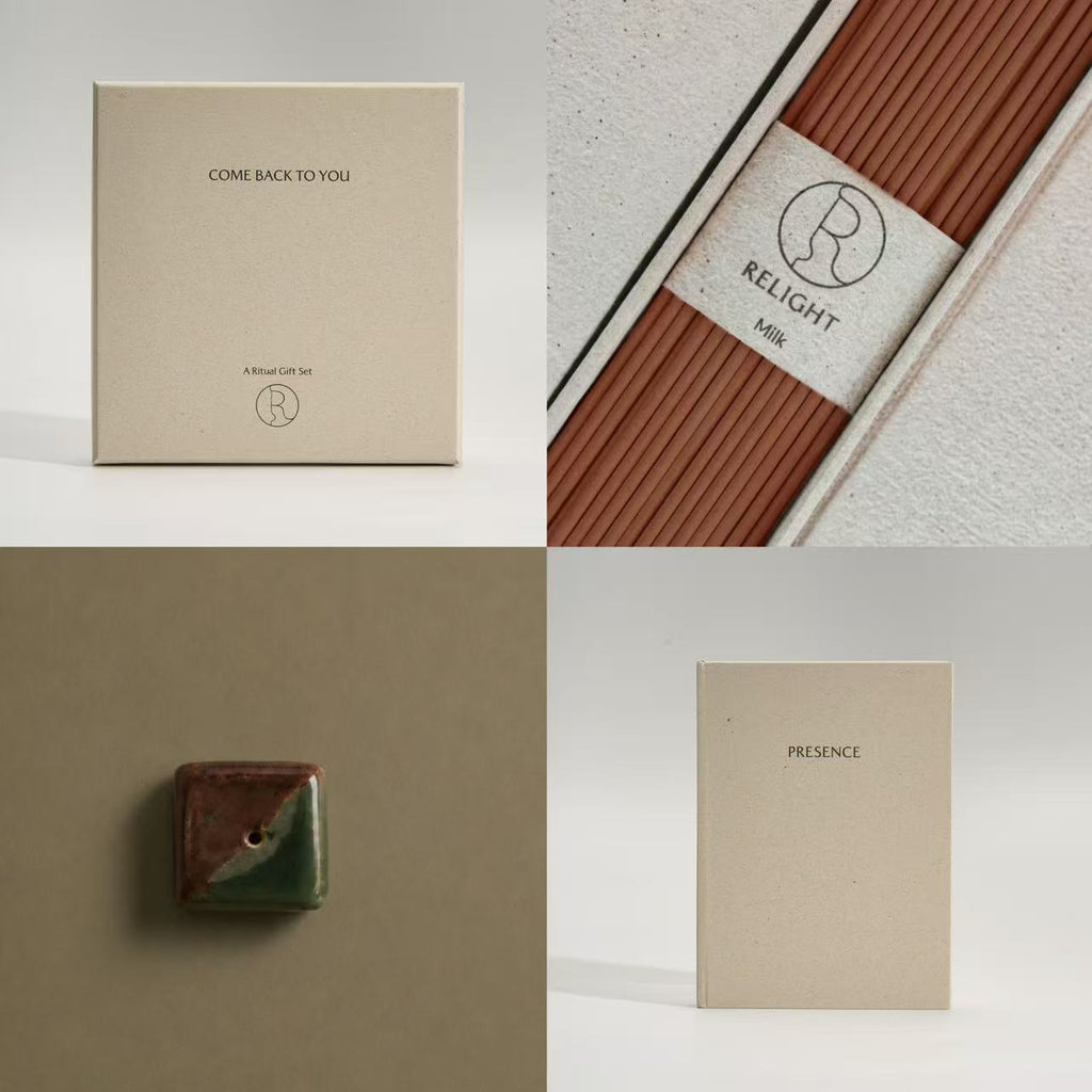 Ritual 04 · Presence — Journal & Incense Gift Set